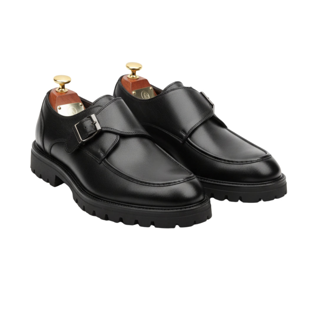 Chaussures Classiques Monk Strap en cuir