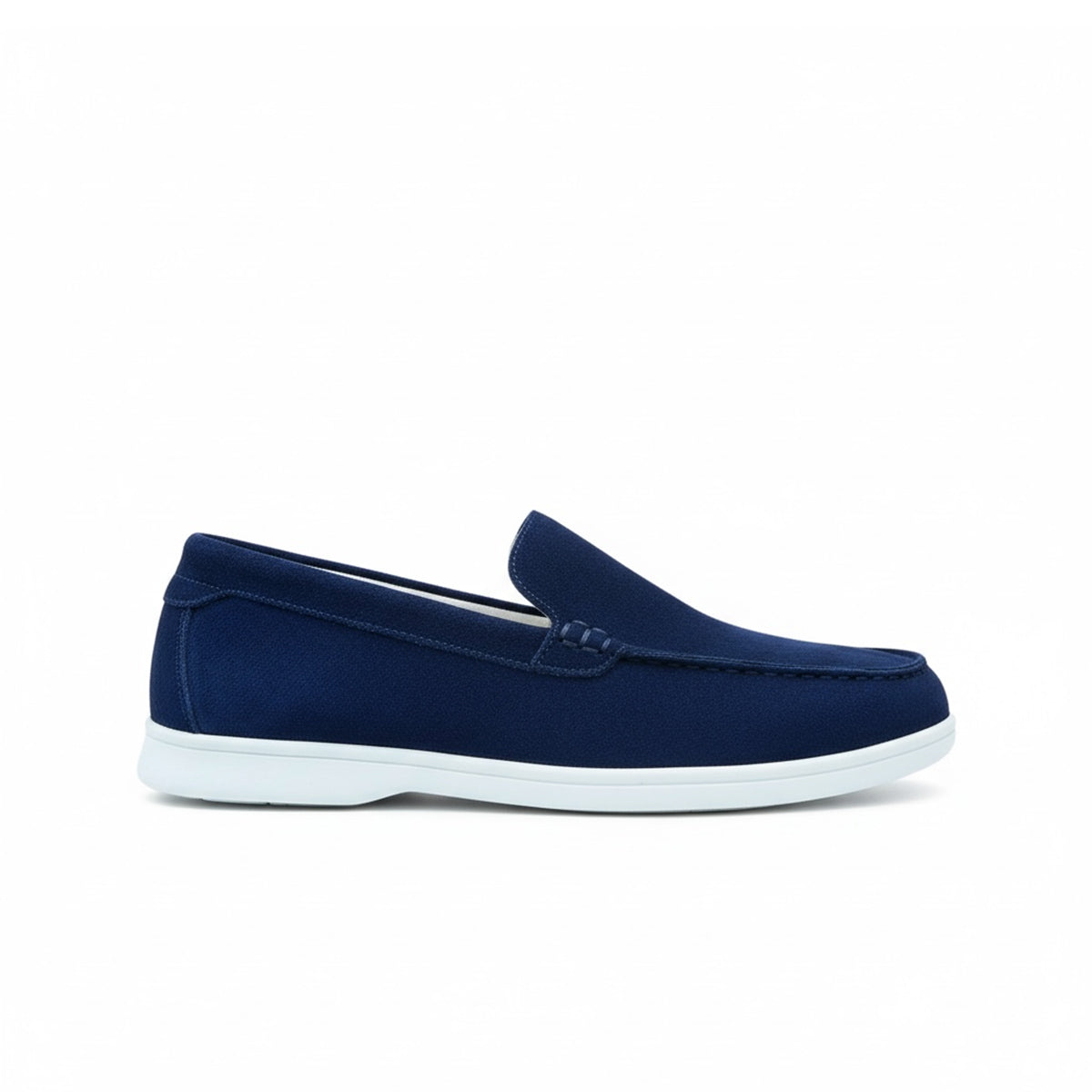 CHAUSSURE EN CUIR BLEU MARINE-CNG